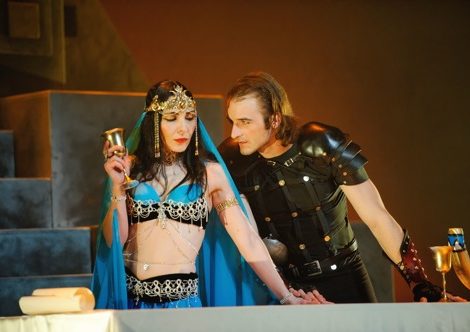 set and costume design for Anthony & Cleopatra Production by Anastasia Rurikov Simes